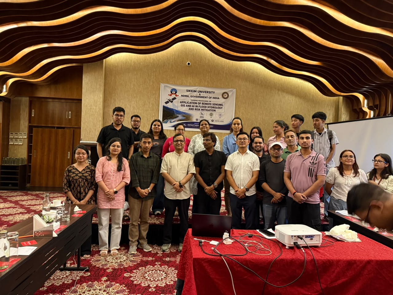 Executive training session with NDMA and Sikkim University